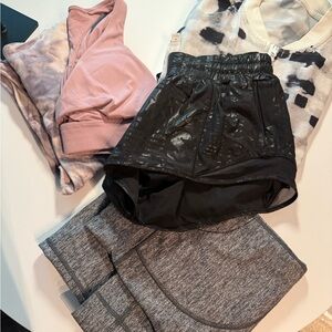 Lululemon Athletica SET OF 5. Sports bra, leggings, pant, jacket, shorts